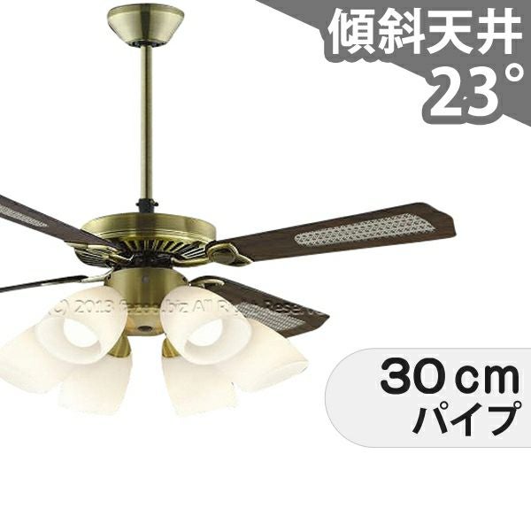 大風量 傾斜対応 LED 電球色/昼白色 6灯 羽根変更モデル(デザイン