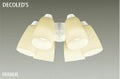 DP-37975 ダイコー製シーリングファンライト メイン画像