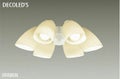 DP-37974 ダイコー製シーリングファンライト メイン画像