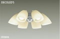 DP-37977 ダイコー製シーリングファンライト メイン画像